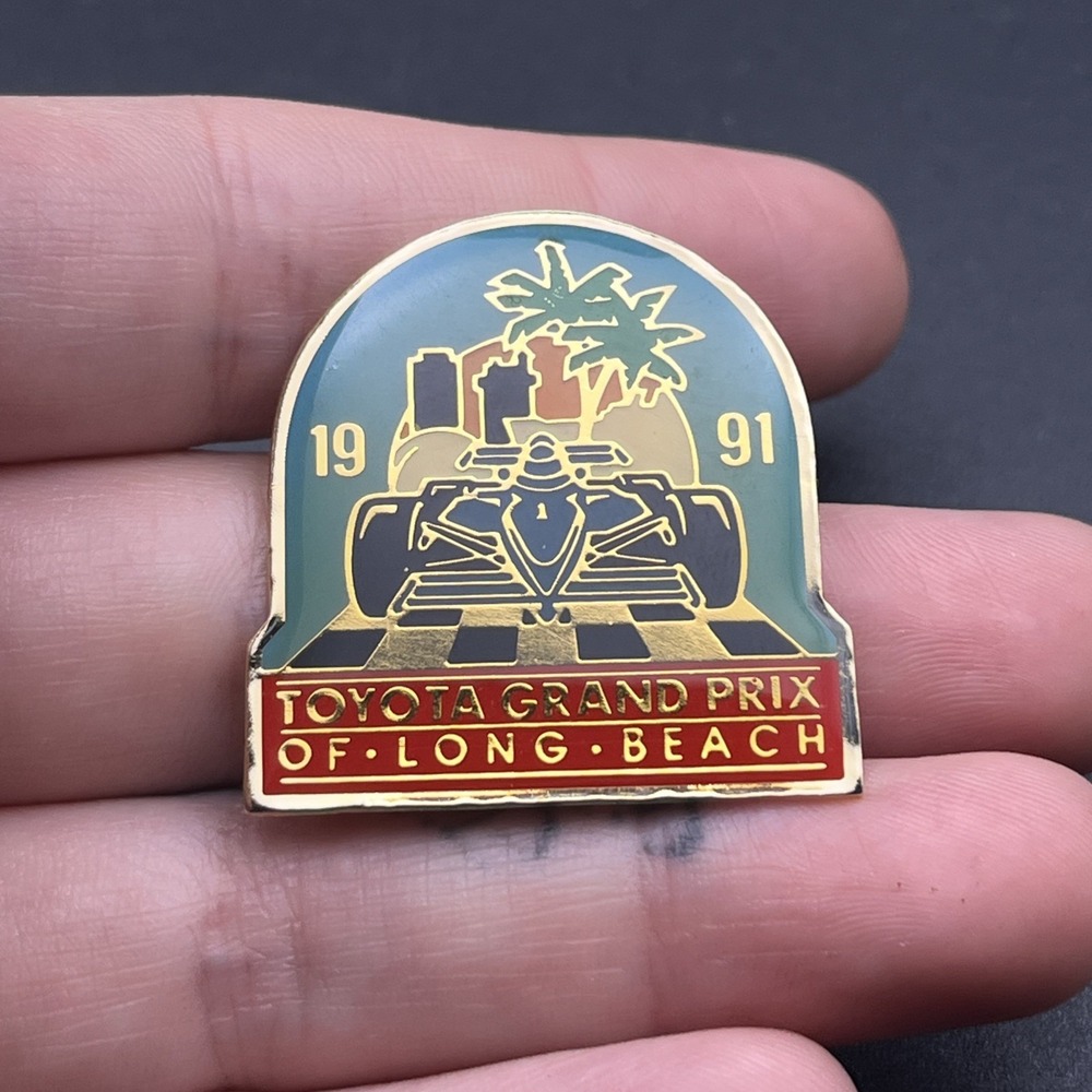 1991 Toyota Grand Prix Of Long Beach California Lapel Hatβ Pin
